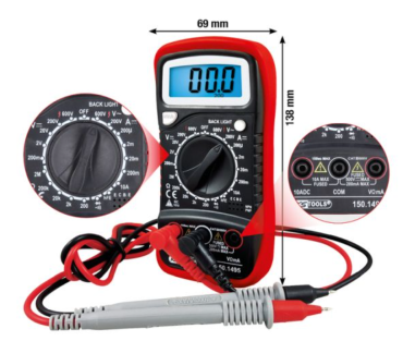 Multimetru KS TOOLS cu etalonare KS150.1495MET